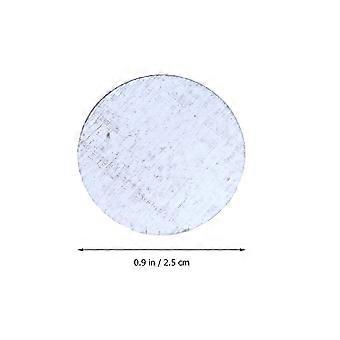 Silver Double-Sided Adhesive Plates for Makeup Case 100Pcs Sheets