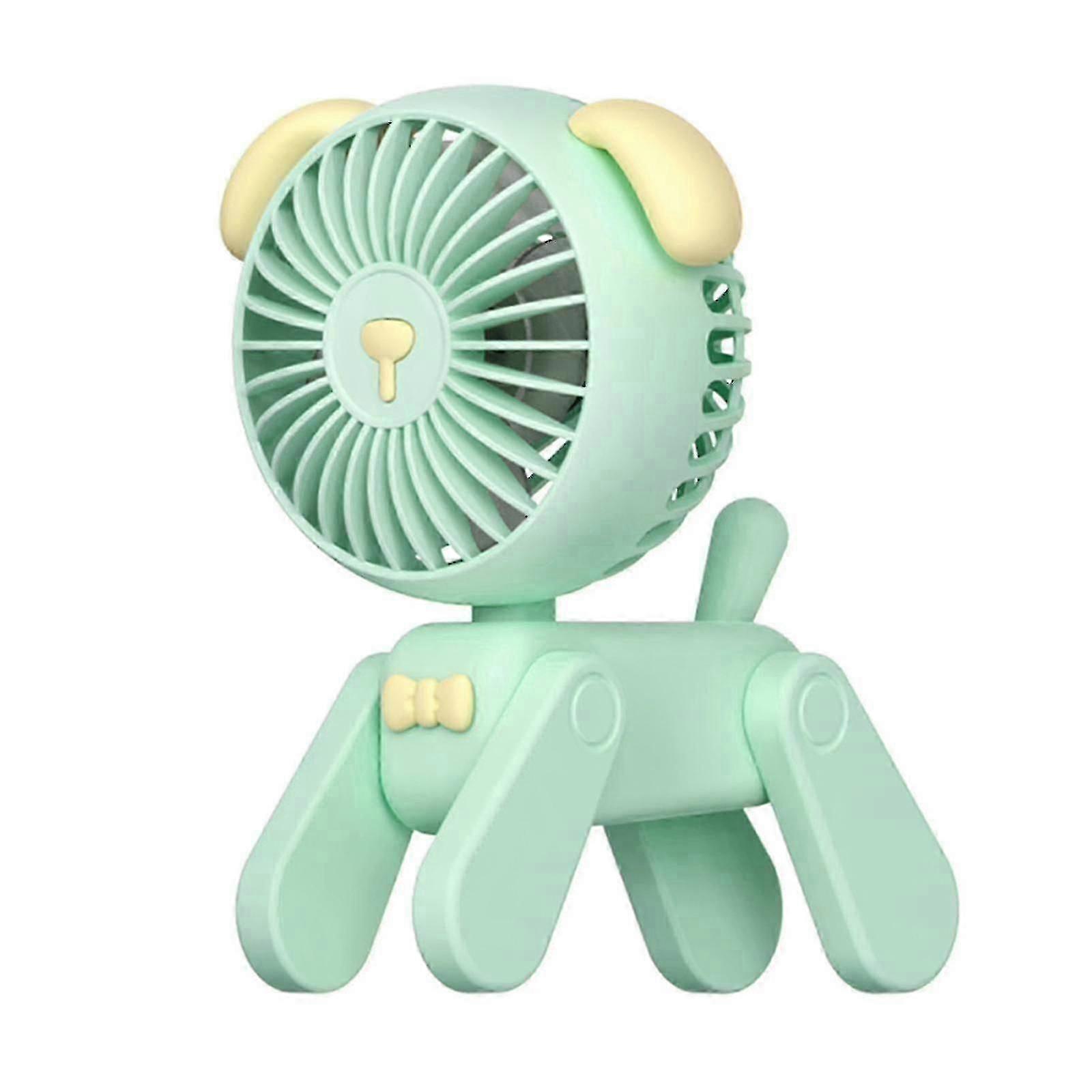 Mini Portable Table Fan, 3-speed Adjustable, Rechargeable