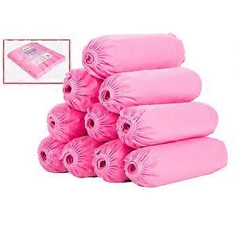 Disposable Shoe Covers 100 Pack, Heavy Duty Non Slip Waterproof Boot Protectors for Indoor and Outdoor Use