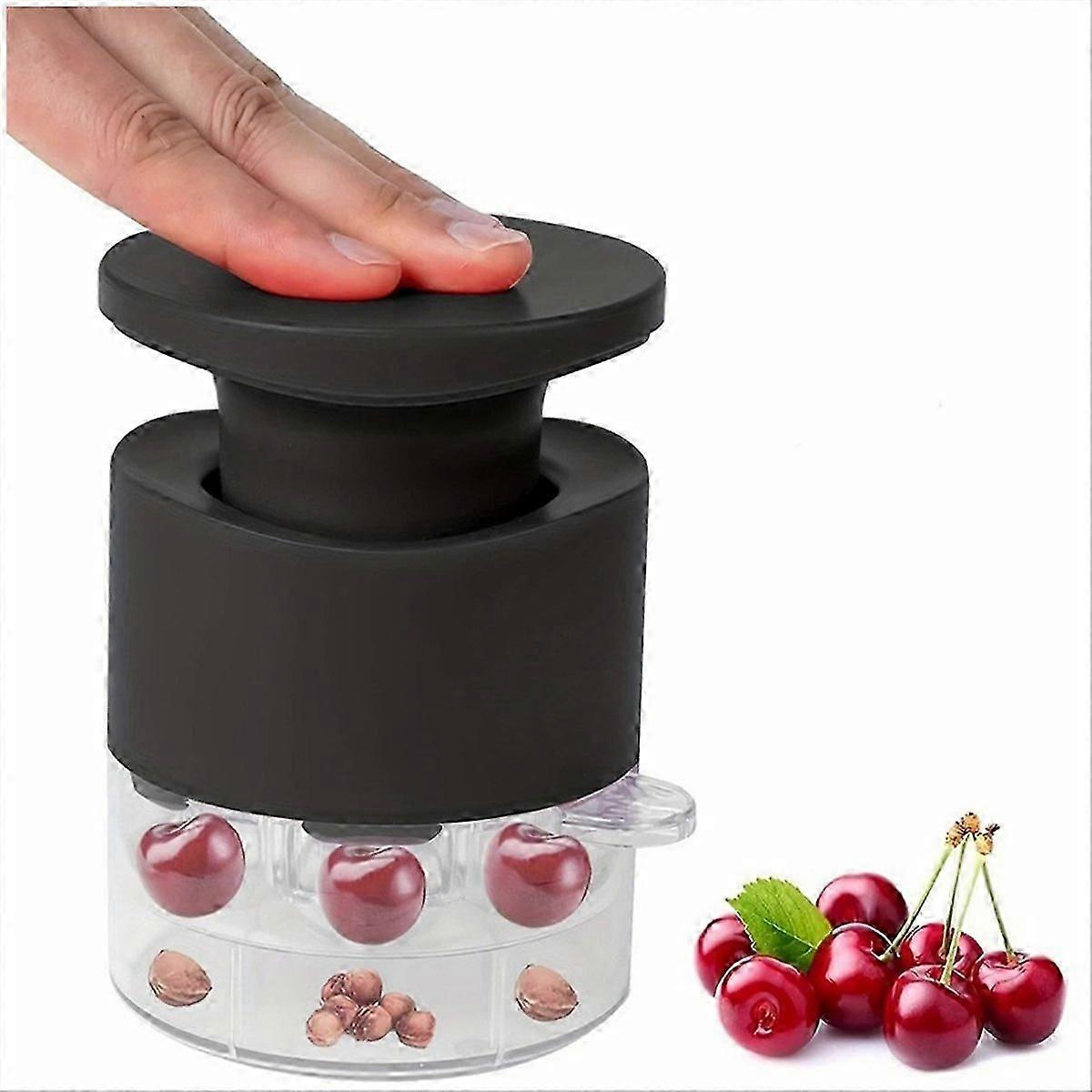 7 Holes Cherry Fruit Kitchen Pitter Remover Olive Corer Remove Pit