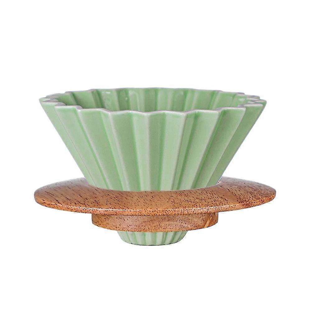 Filter Ceramic Pour Over Dripper Set V60 Dripper Removable Dripper With Stand