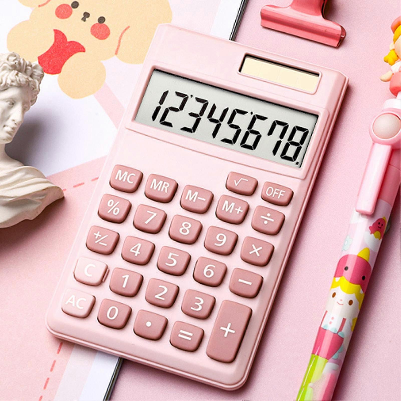 8 Digit Solar Calculator for Basic Calculation and Office Use