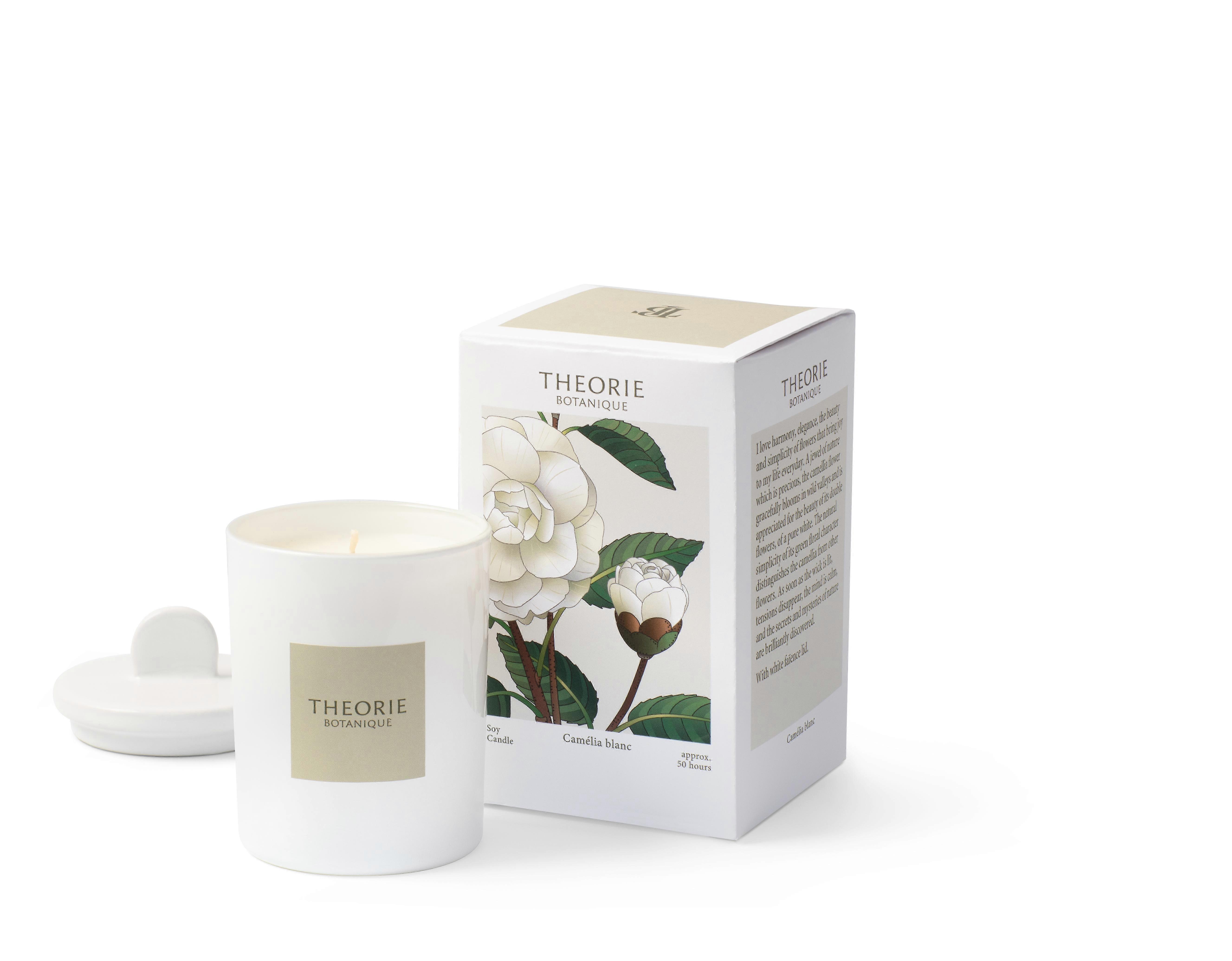 Theorie Botanique Kaars 50 Uur - Wit Camelia