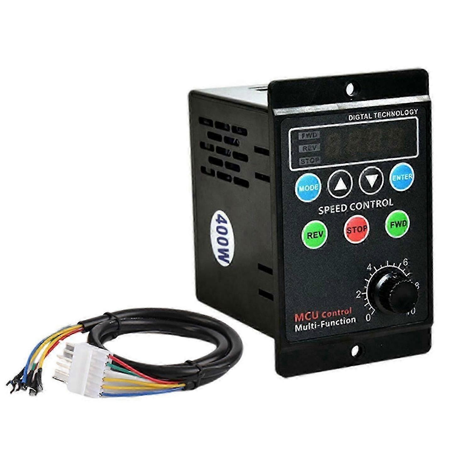 400W AC 220V Motor Speed Controller with Digital Display - MCU Digital Control, Smooth Acceleration/Deceleration
