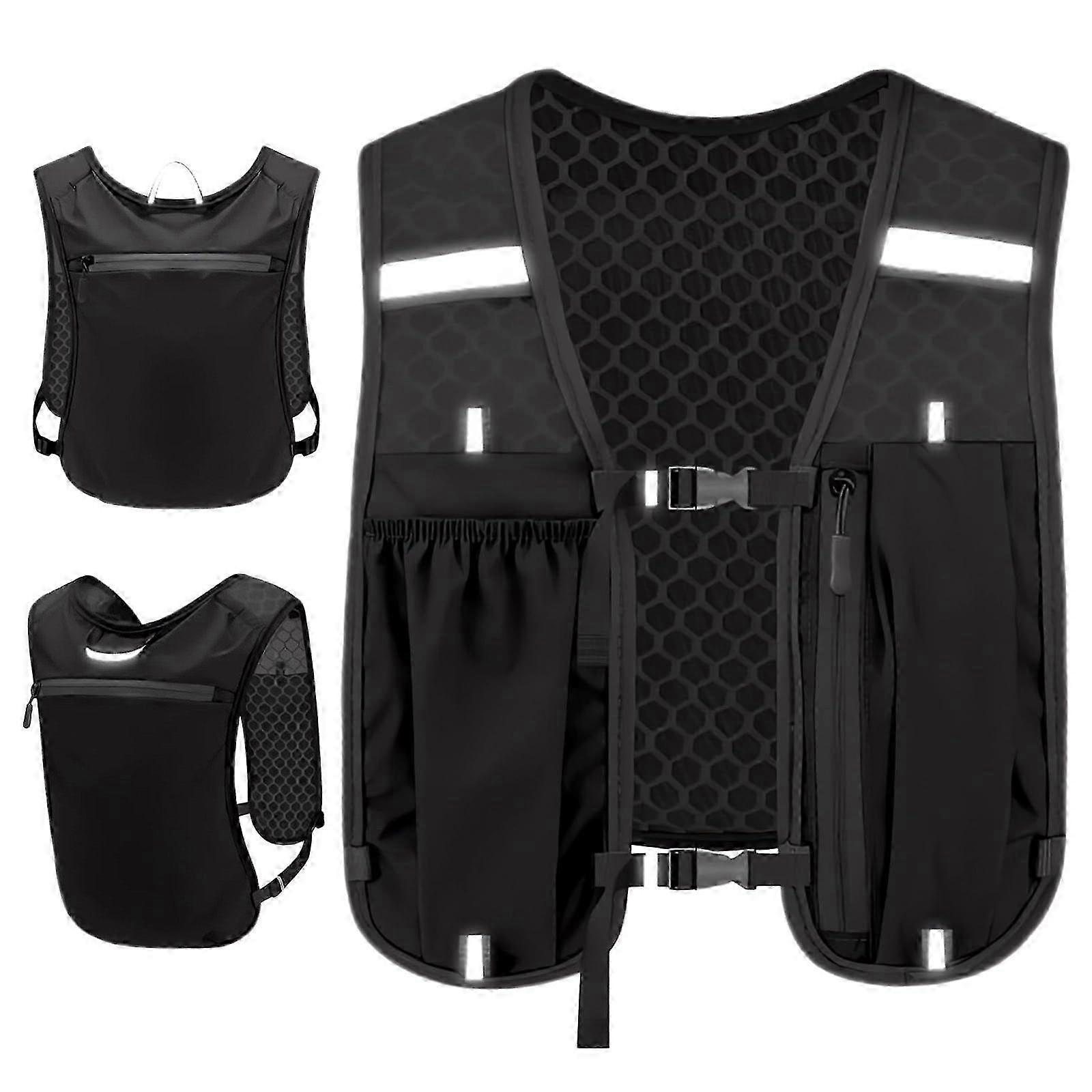 5L Adjustable Running Vest with Reflective Trim