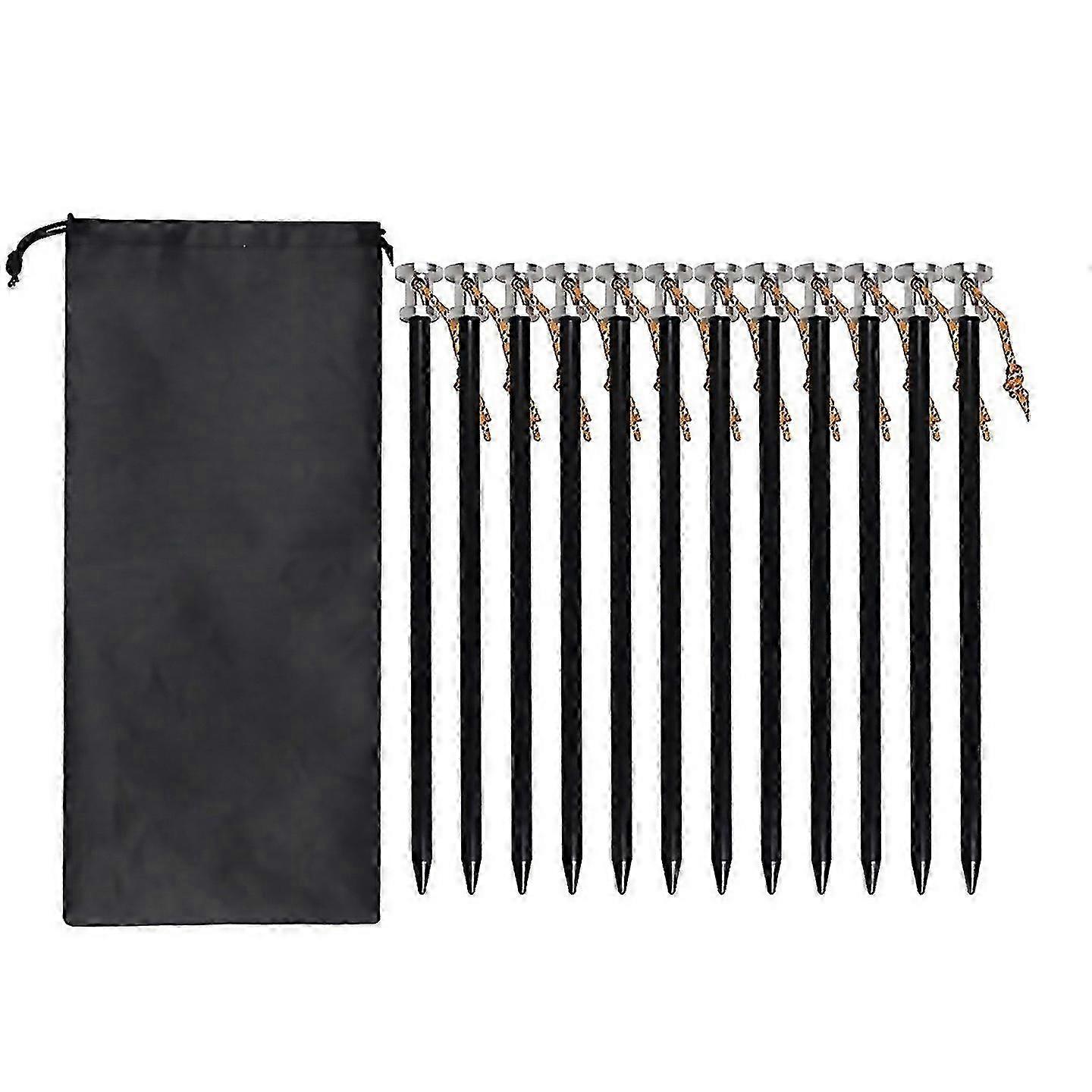 23cm Durable Aluminum Camping Pegs