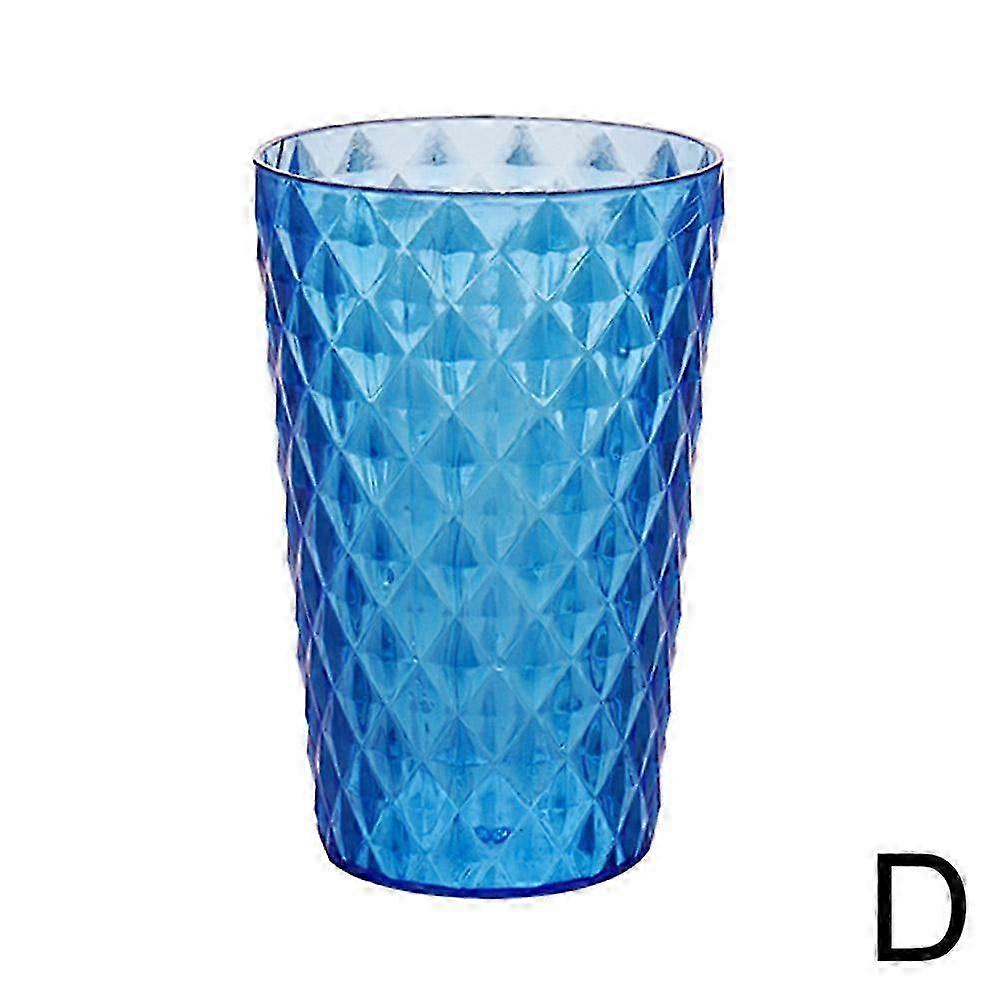 300ml Clear PC Cups Set Vibrant Colors