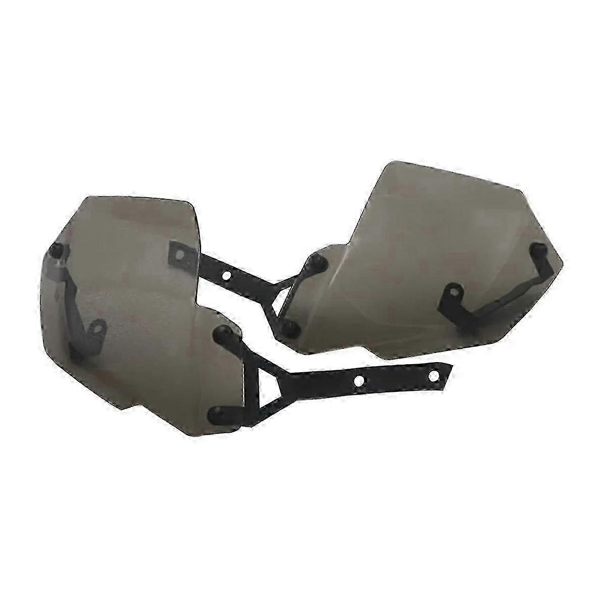 Motorcycle Handguard Extensions Hand Wind Shield Grey