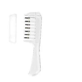 Portable Transparent Hair Root Comb Liquid Guide Applicator Scalp Massage Comb Hair Oil Serum Brush Anti-Leak Hair Care Tool