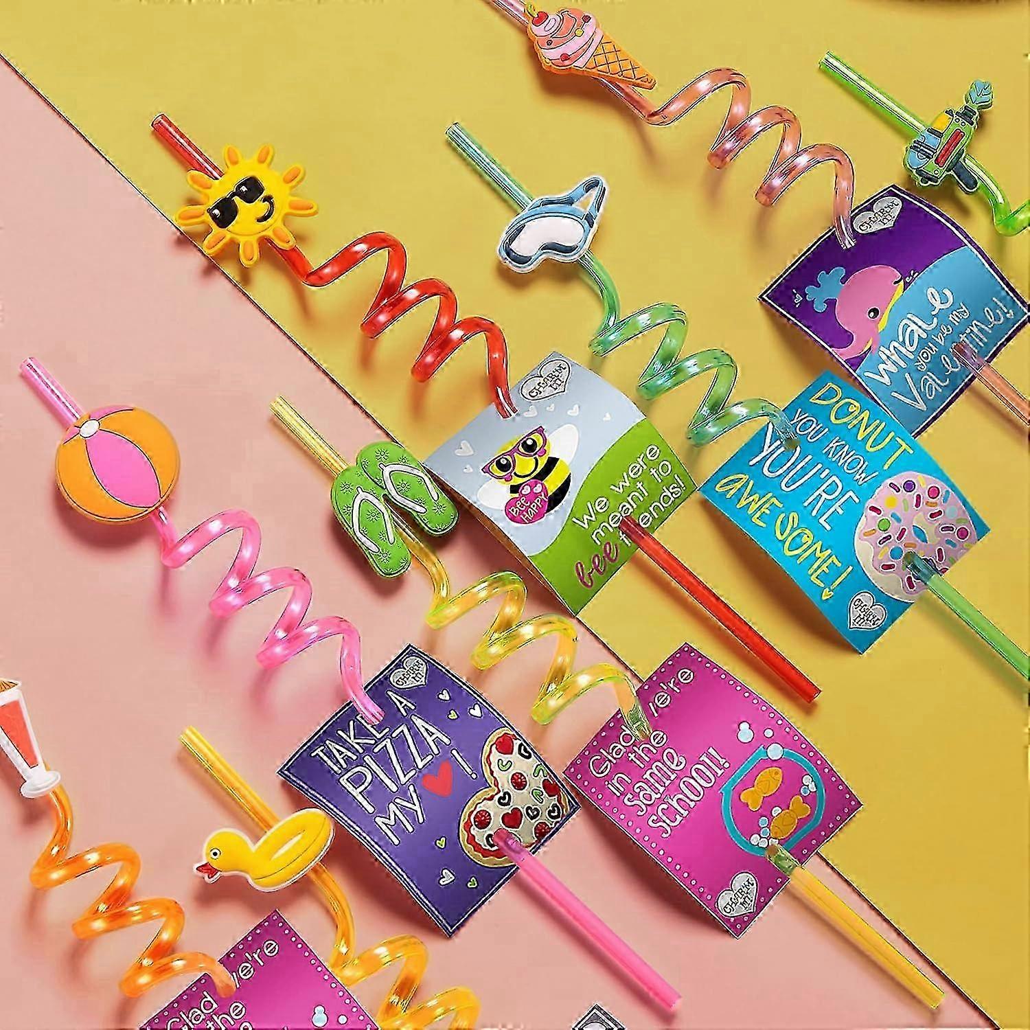 Beach Straws, 24 Pieces
