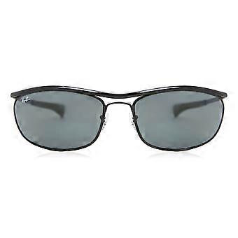 Ray-Ban RB3119M Olympian I Deluxe 002/R5 Full Rim Black Unisex Oval Sunglasses UV3 Original