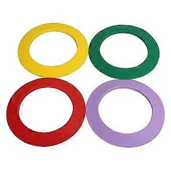 26-27@4 Pcs Golf Putting Ring Silicone Golf Hole Cup Ring All-Direction Practice Putting Green Ramp Ring