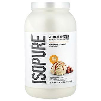 Isopure, Zero Carb Protein Powder, Vanilla Salted Caramel, 3 lb (1.36 kg)