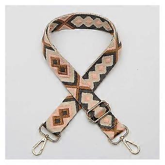 Adjustable Wide Crossbody Bag Strap for Women 3.8cm Replacement Shoulder Belt with Durable Metal Hardware (Color 16)