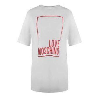 Love Moschino Womens/Ladies Box Logo Oversized T-Shirt Dress