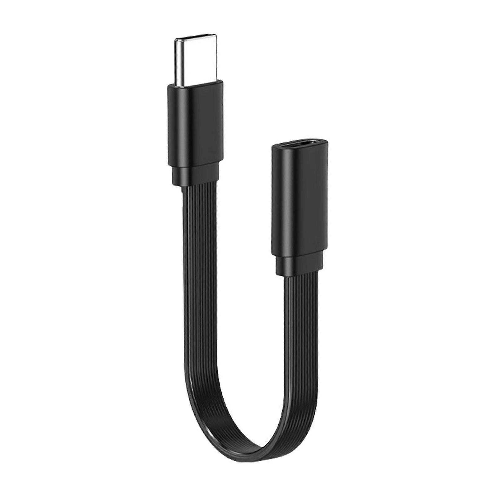 USB C Flat Extension Cable 10cm to 50cm