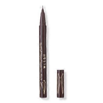 Stila Stay All Day Waterproof Liquid Eyeliner, Micro Tip, Dark Brown, 0.016 oz