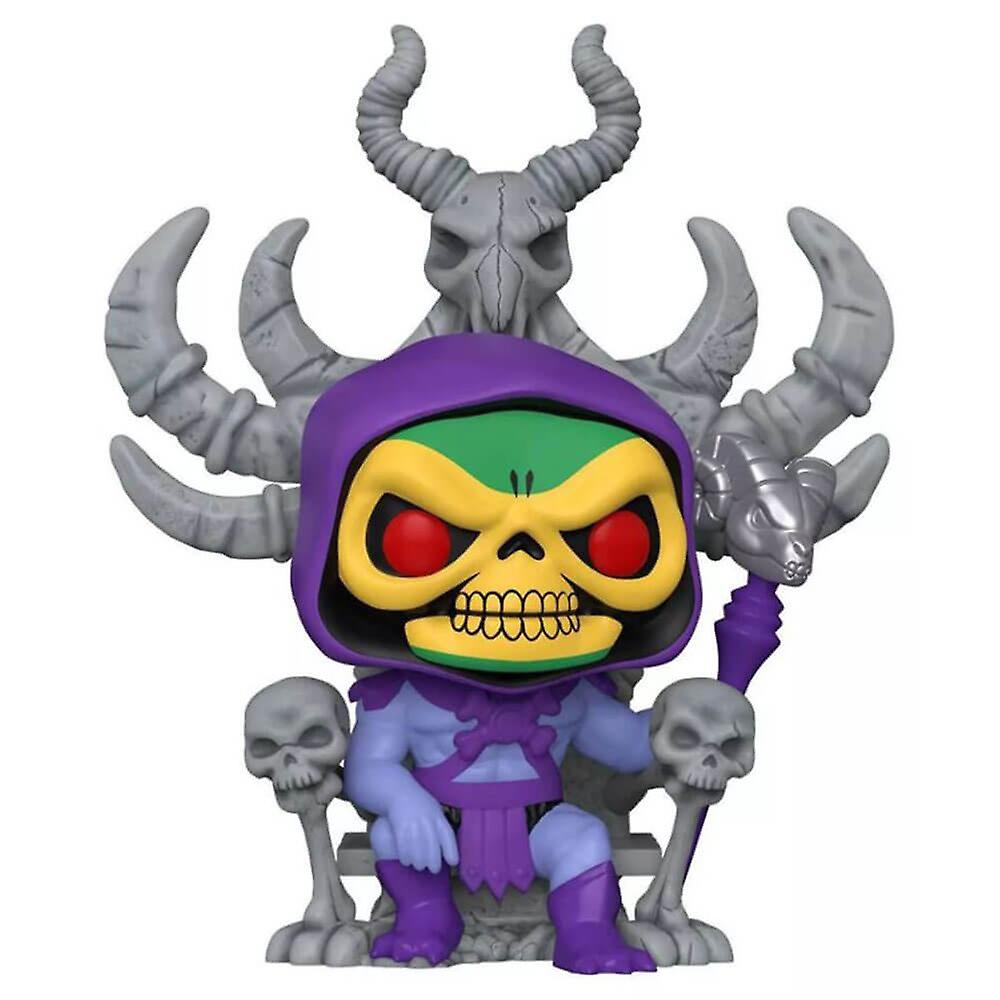 Masters of the Universe 骷髅王座上的豪华 Funko Pop！乙烯基人物