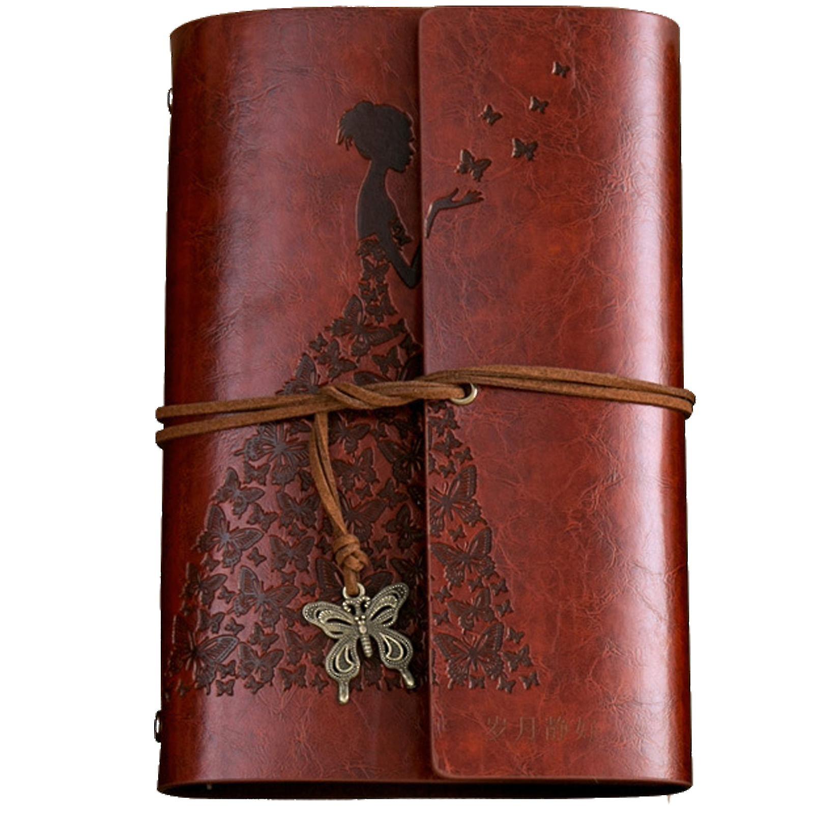 Retro Refillable Leather Journal Diary Writing Travel Notebook