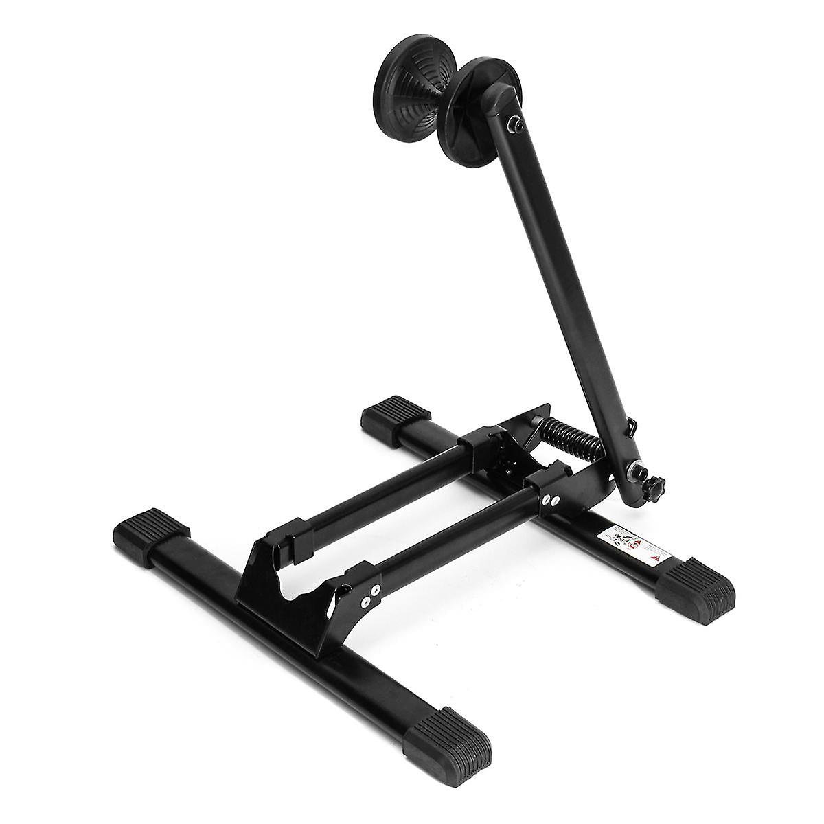 L Type Folding Floor Bike Stand Adjustable Parking Rack Bicycle Storage