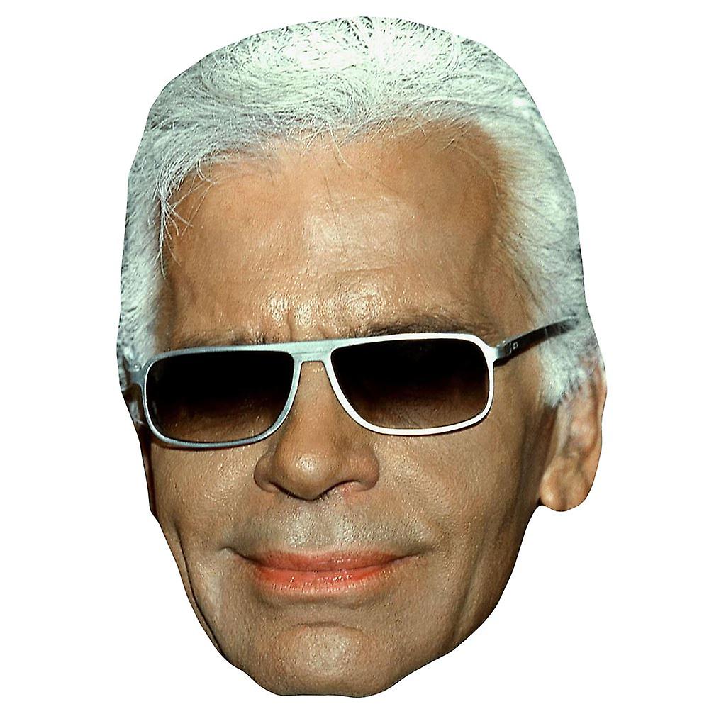 Karl Lagerfeld Celebrity Mask, Flat Card Face