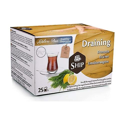 Draining infusion 25 infusion bags