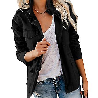 Lederjacke Damen Oberbekleidung Streetwear Jacken Damen Damen Snap