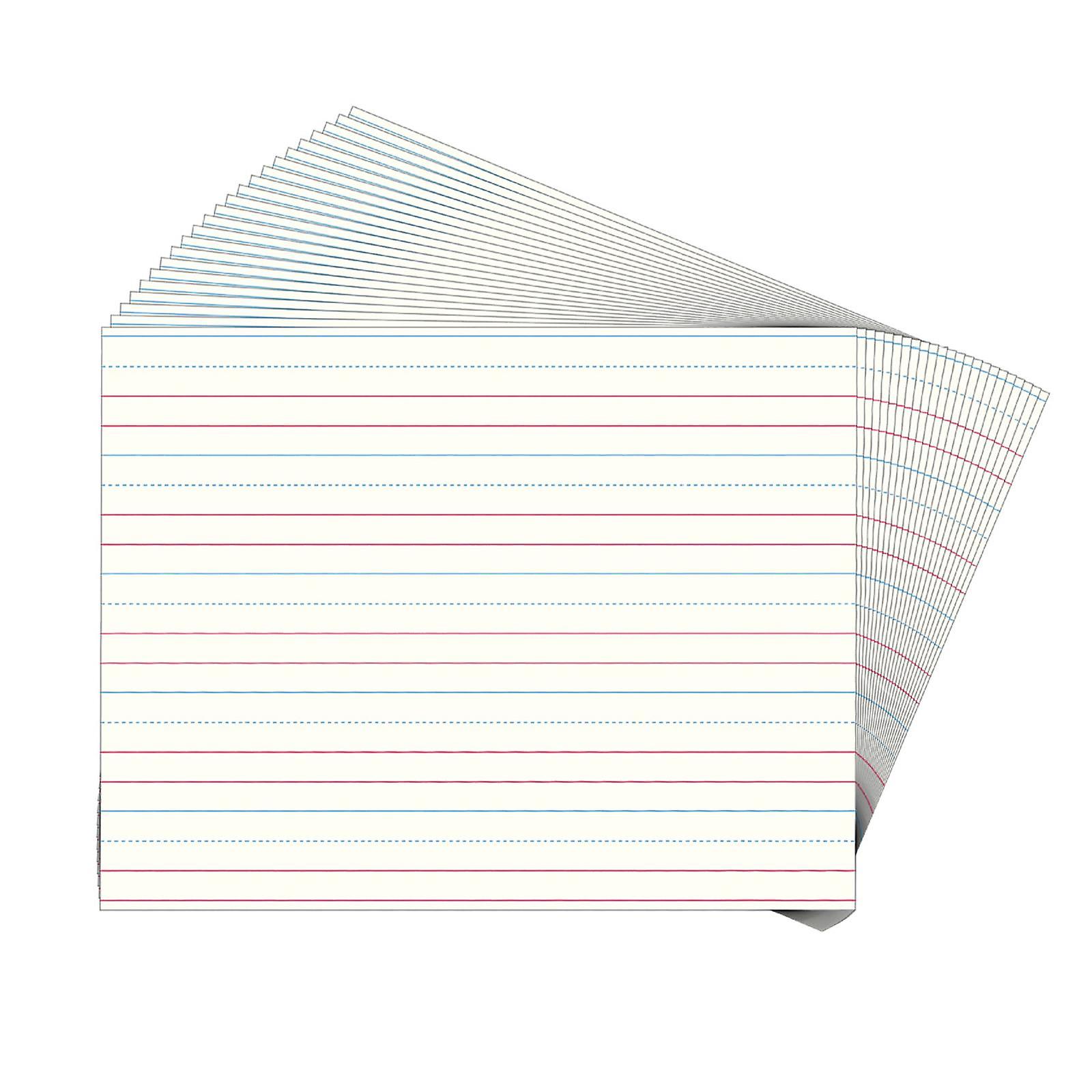 30 Pieces Pocket Chart Dry Erase Cards 21.5x28cm for Scheduling Planner