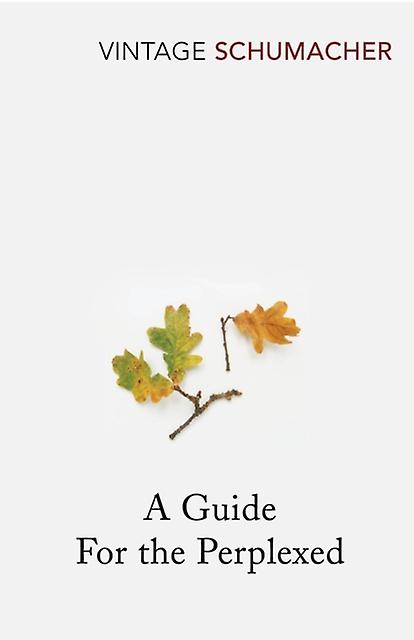 A Guide For The Perplexed by E F Schumacher Paperback Book