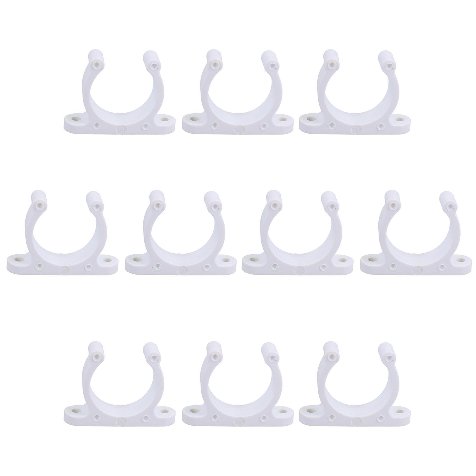 10 Pack 35mm Polyamide Tube Storage Clip Paddle Boat Hook Pole Tool Plastimo