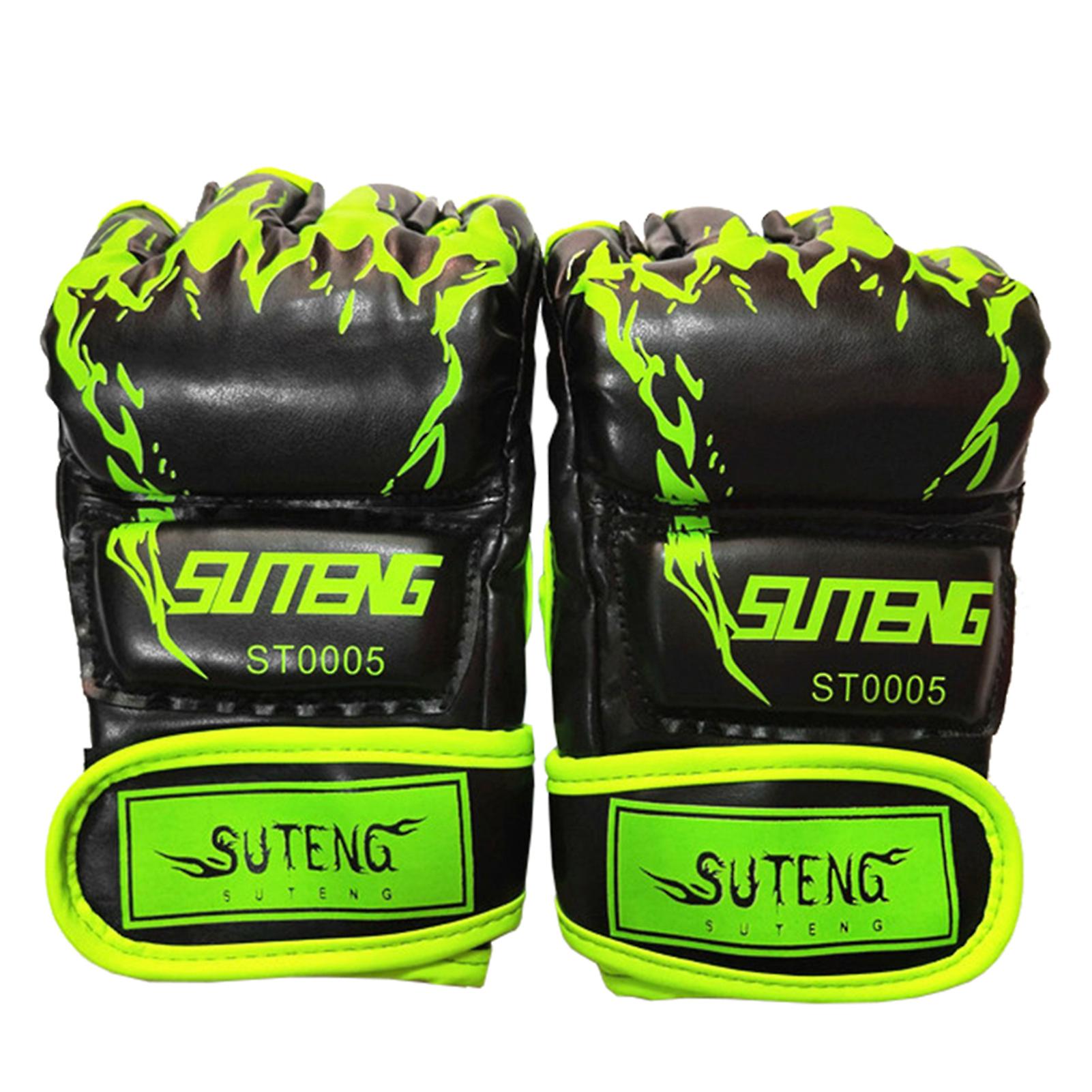 Halbfinger Boxhandschuhe Training Boxhandschuhe Thai Boxsack Handschuhe