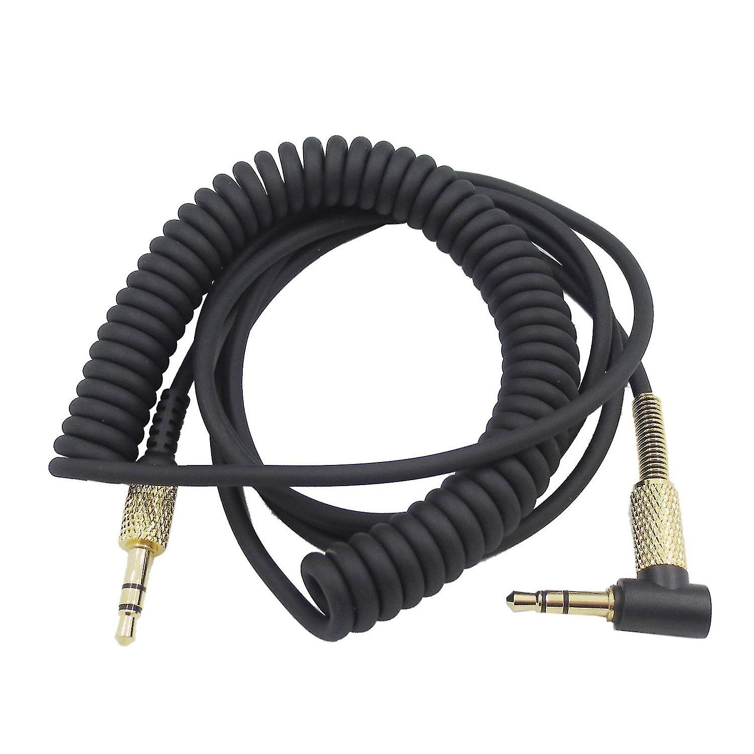 Spring Audio Cable Cord Line Compatible with Marshall Major Ii 2 Monitor Bluetooth Headphone(without
