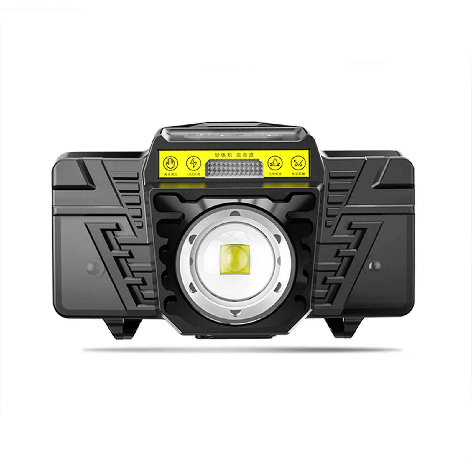 Rechargeable Brightness Headlight Outdoor Camping Head Torch For Running Jogging Walking