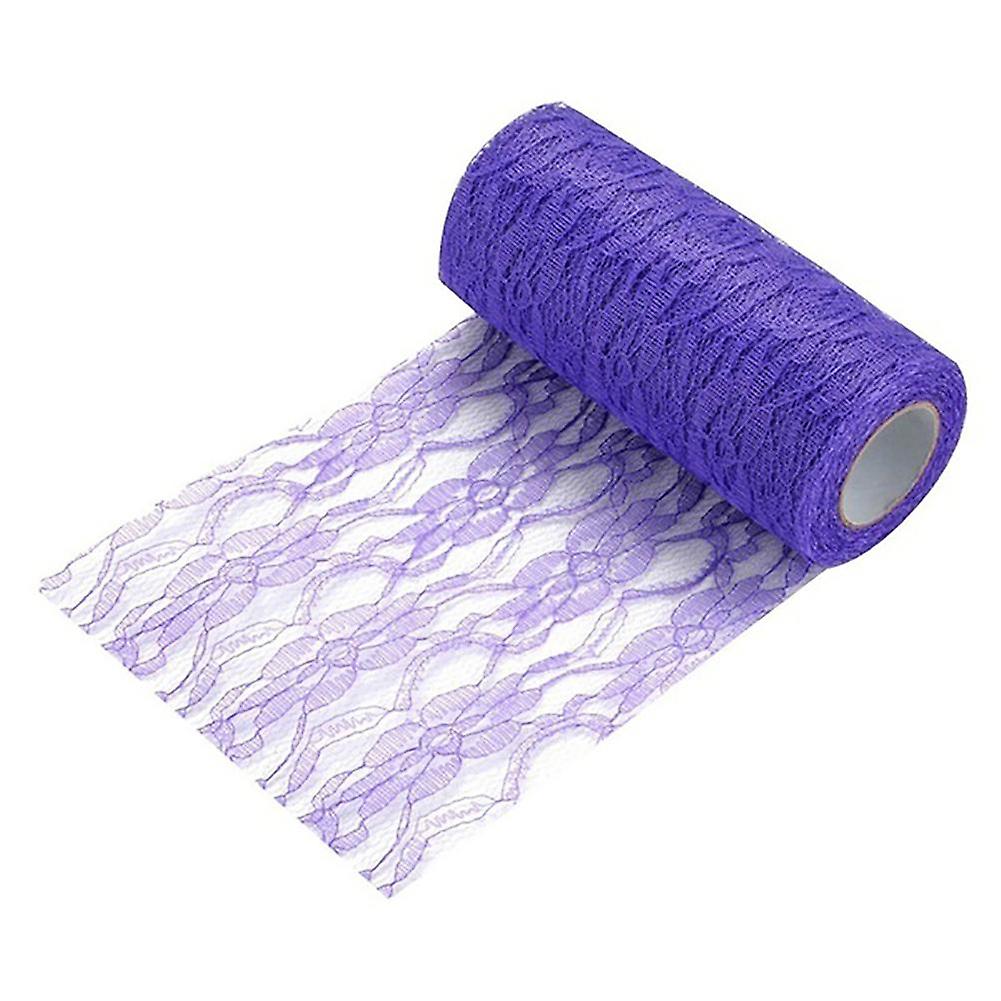 ZHOUBA Tulle Lace Roll Spool for Tutu Skirt DIY Wedding Party Chair Table Runner Decor