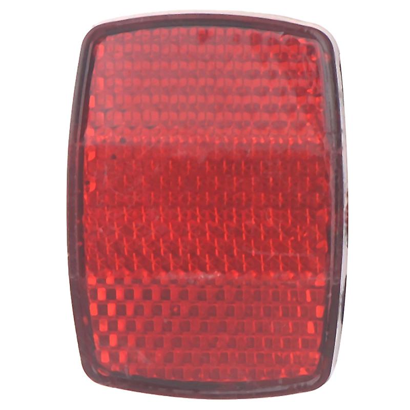 1 Pcs Bicycle Plastic Reflector Tail Light Reflector Front And Rear Warning Tail Light