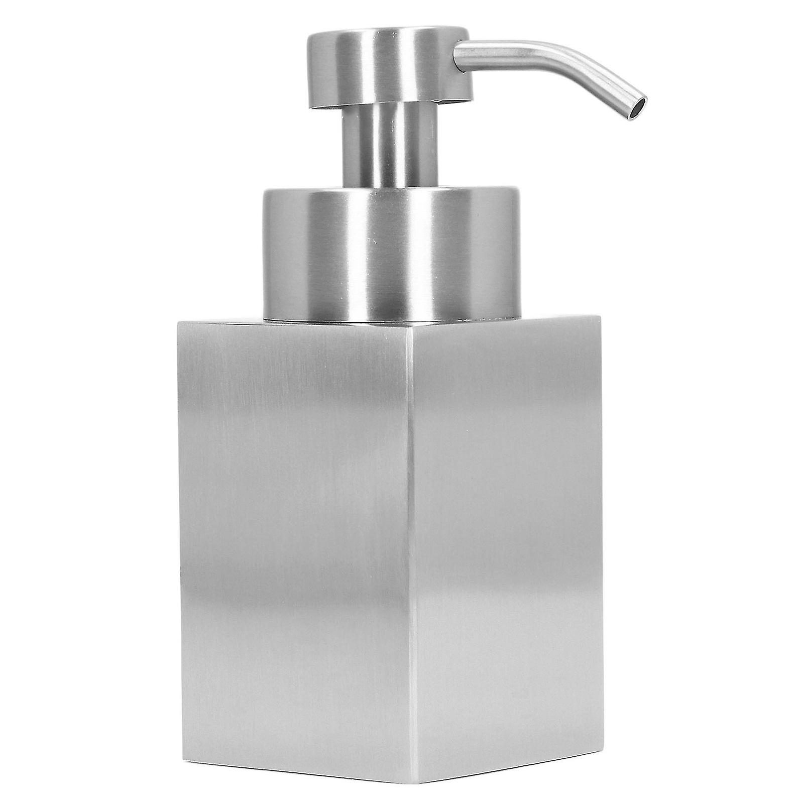 Stainless Steel Foaming Soap Dispenser, Shower Gel and Shampoo Dispenser with Polypropylene Pump Head for Bathroom, Kitchen, Laundry Room