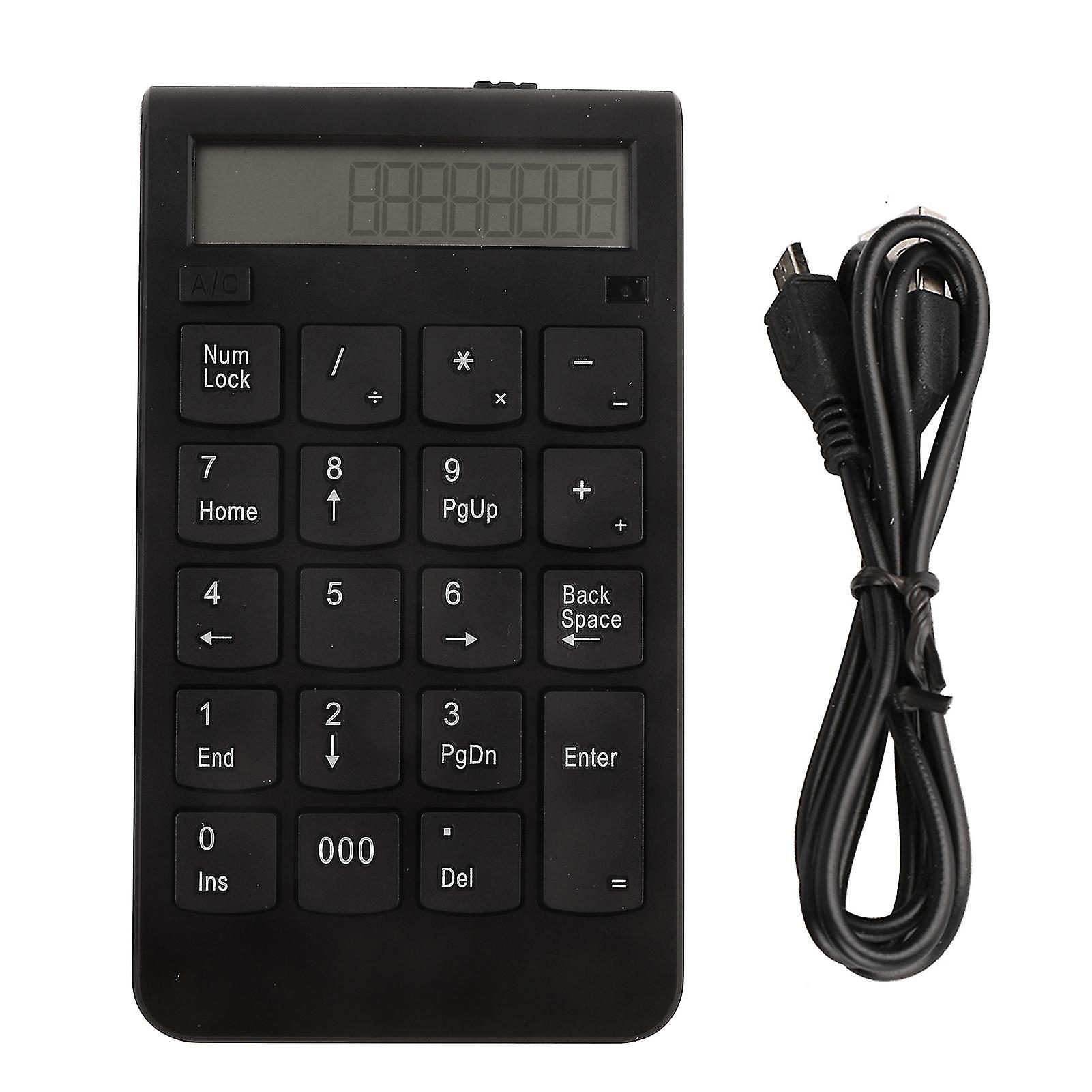 2.4G Wireless Keypad 29 Keys Number Keyboard with LCD Display