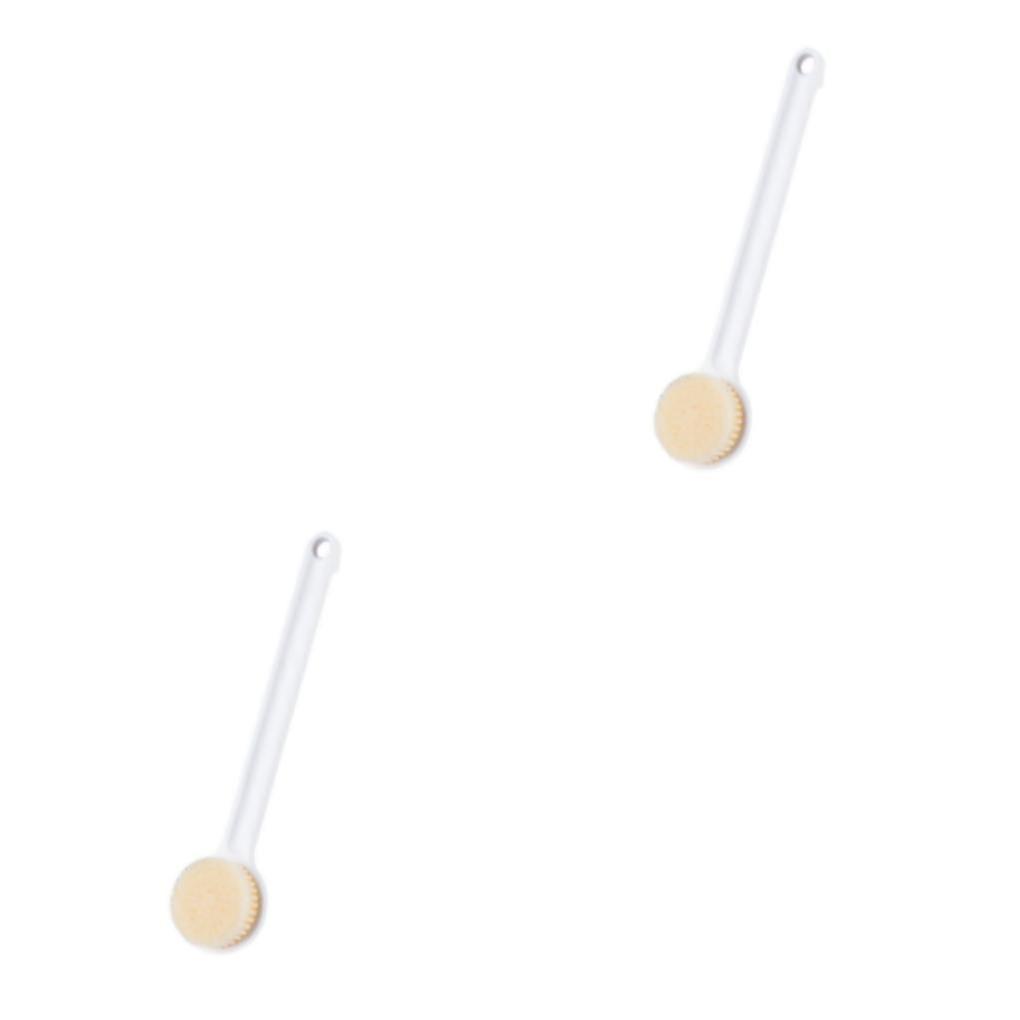 1/2/5 Exfoliating Effect Back Scrubber For Refreshing Bath Experience Long Handle Bath Brush Back Brush