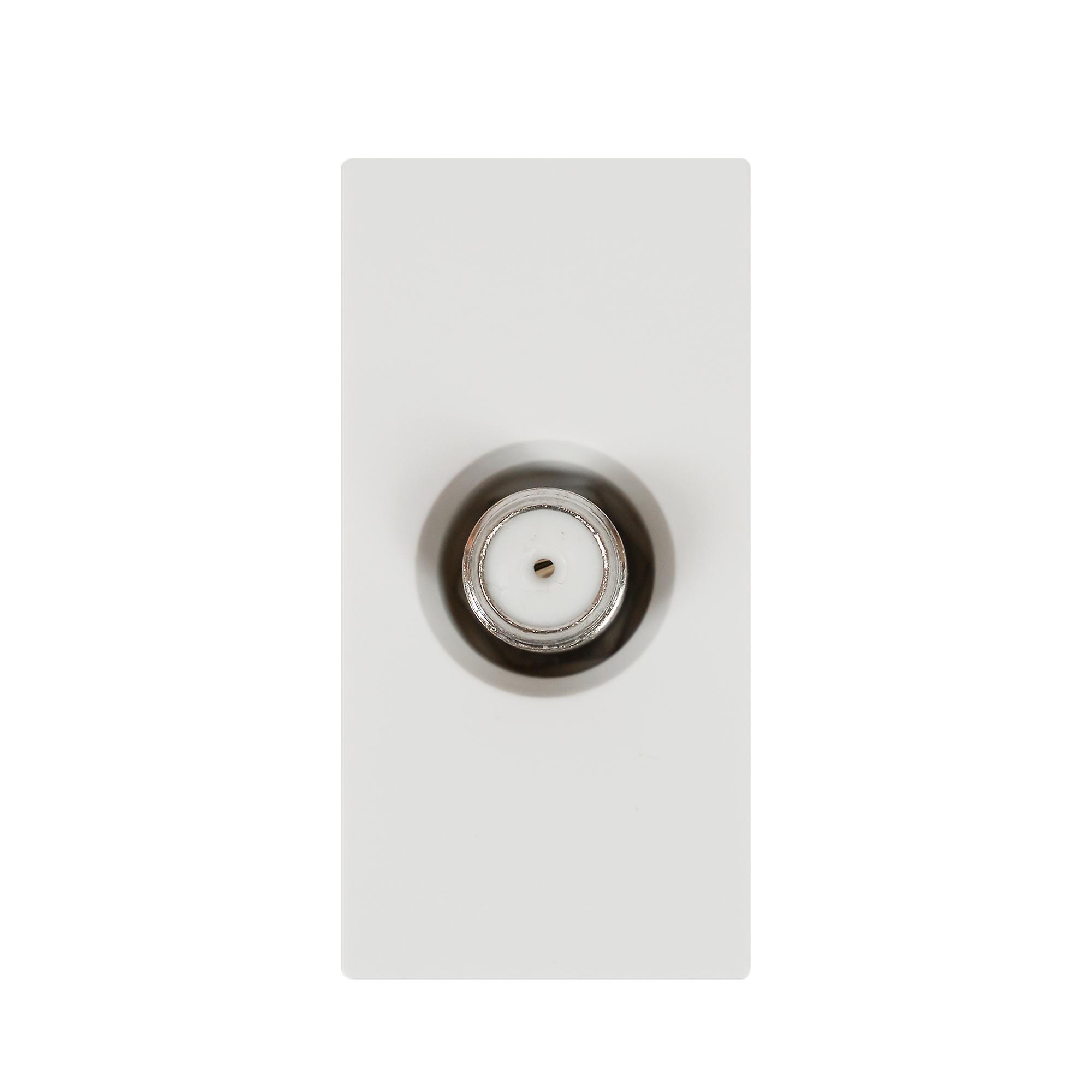 TV socket PNI TV10, modular, built-in, type F 1/2, for glass frame RM101W, RM202W