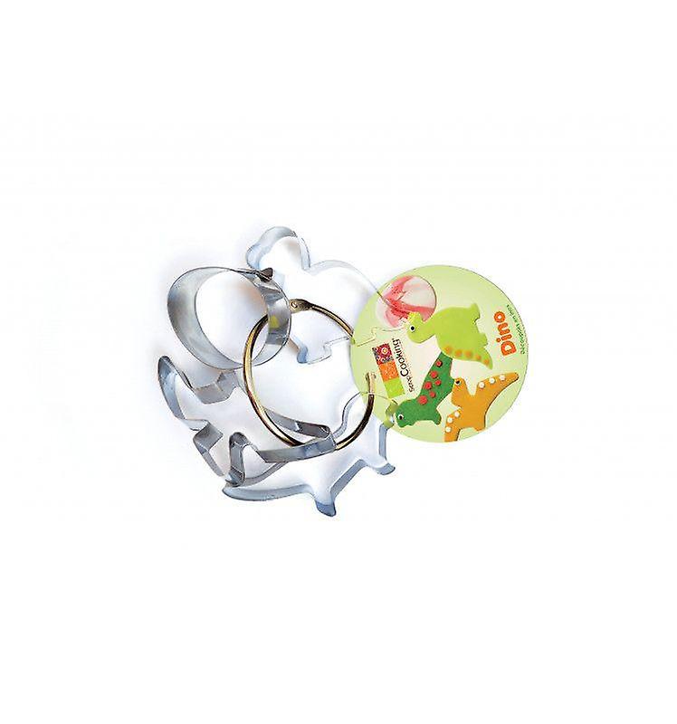 4 Stainless steel cutters - Dinosaurs