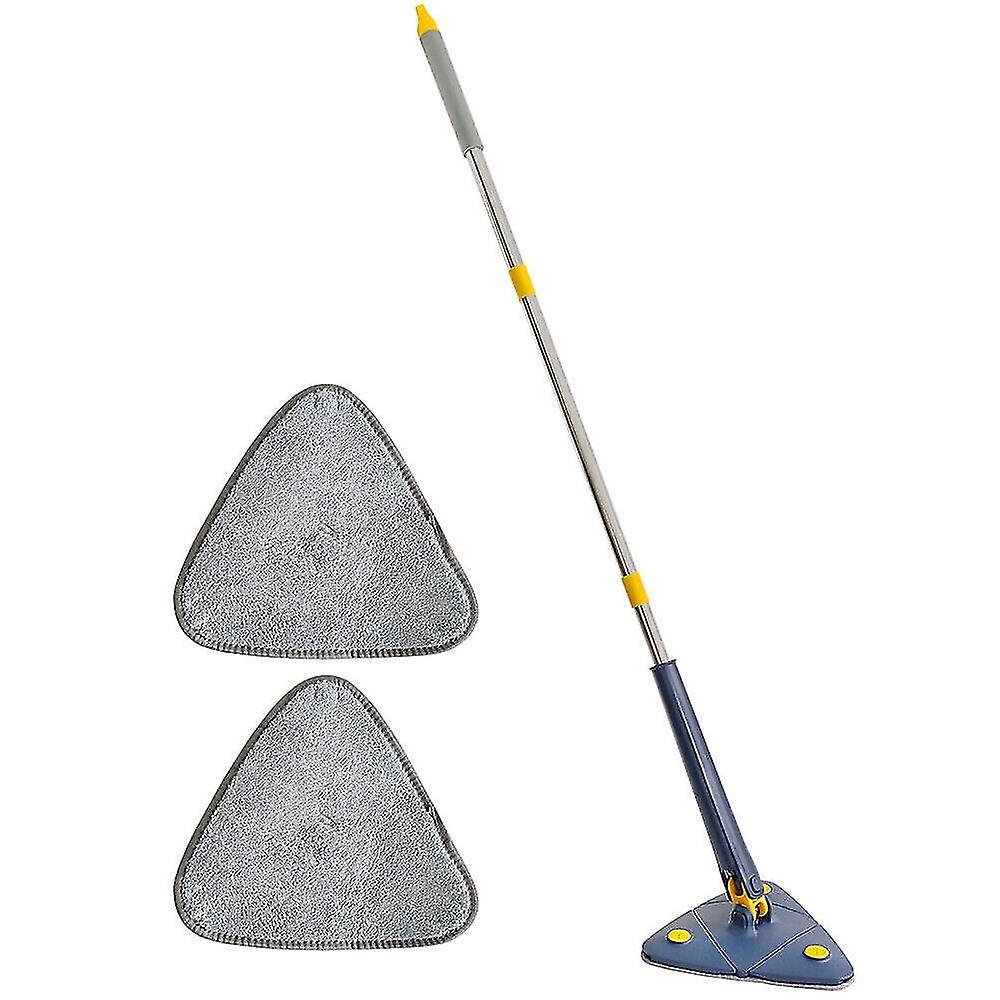 360 Rotatable Adjustable Cleaning Mop Triangle Mops Multipurpose Clean Brush 4wf