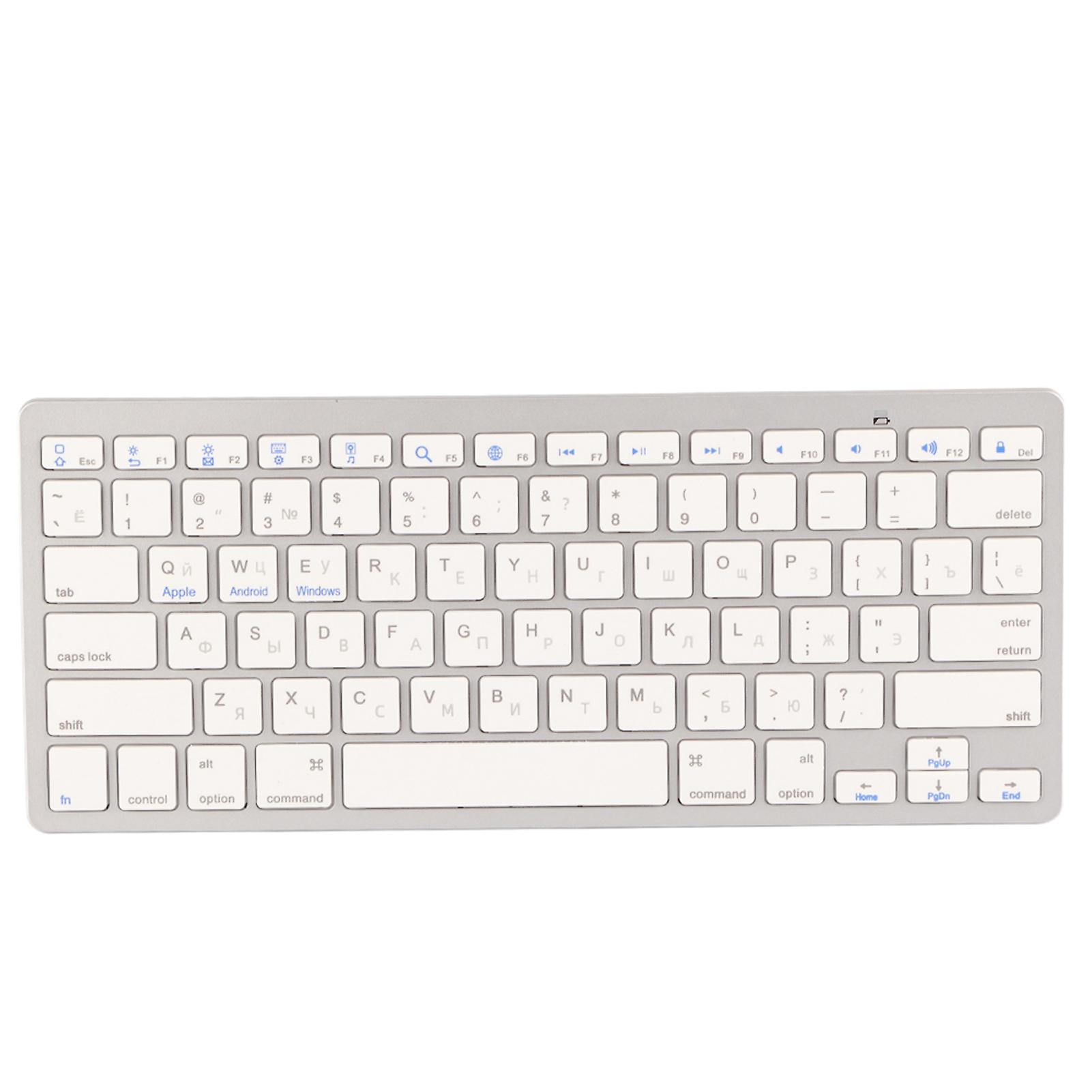 Multi Functional Ultra Thin Russian Wireless Bluetooth Keyboard For Apple Mac WindowS Android