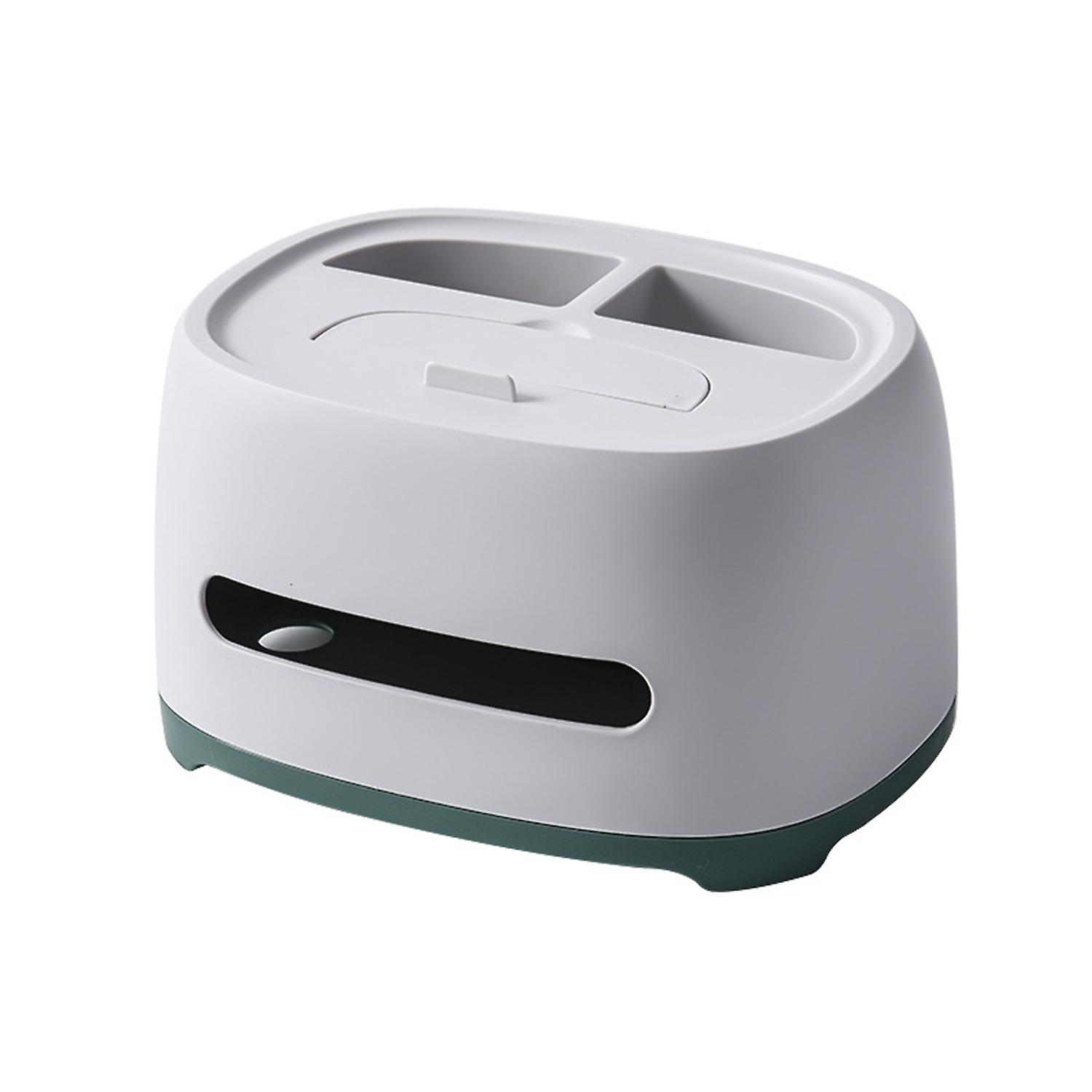 Tissue Box Double Layer Reusable PP Plastic Large Capacity Versatile Tissue Case for Home