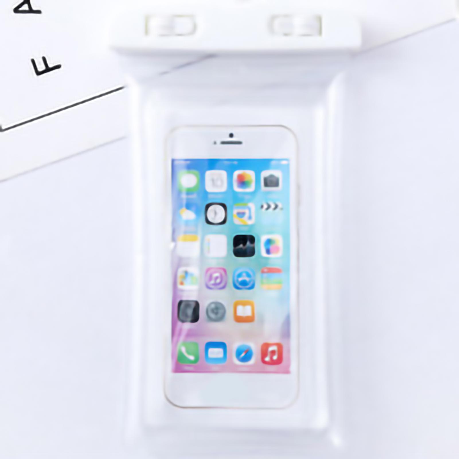 Waterproof Phone Pouch - Large Holder Bag with Volume Button Control for Water Activities