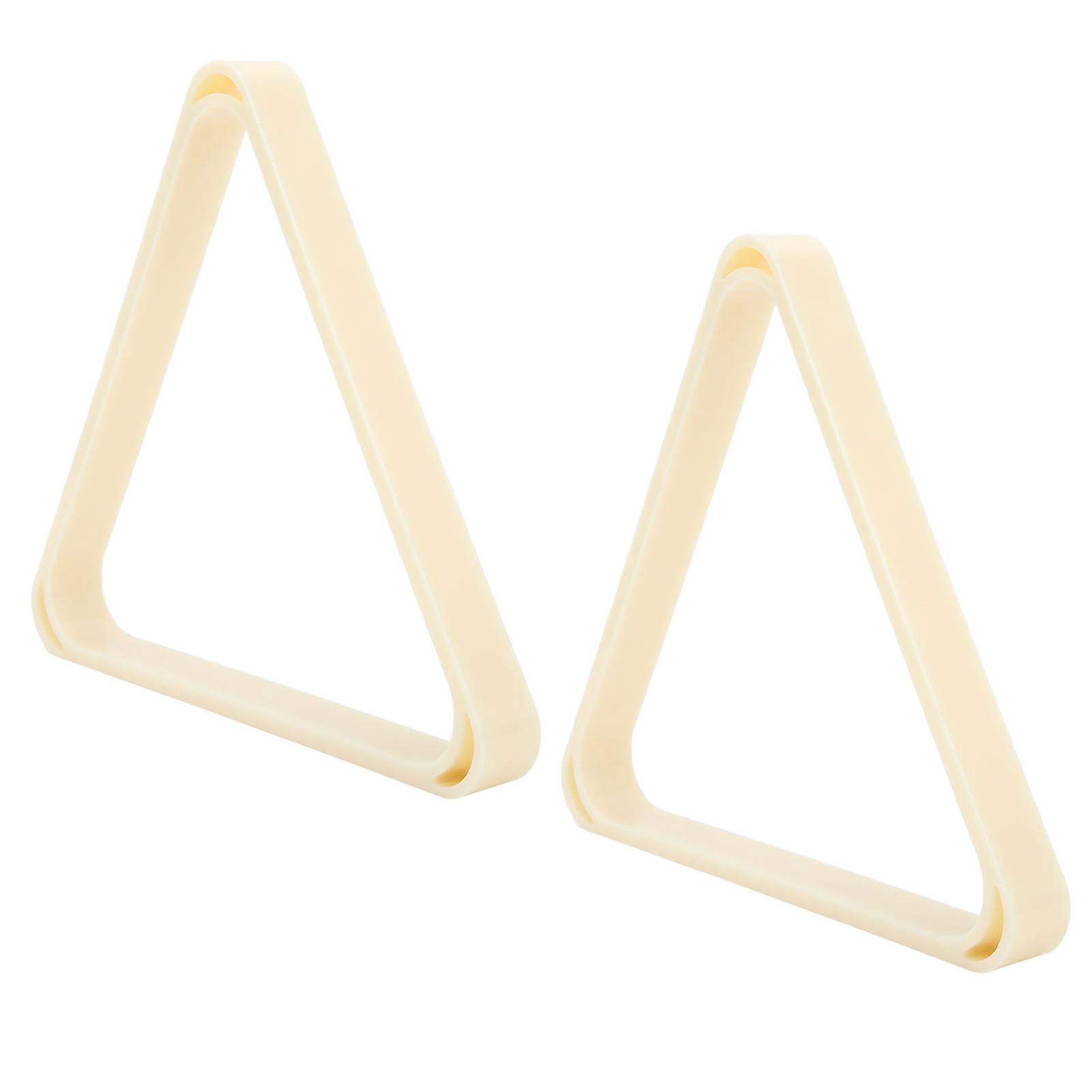 2Pcs Snooker Triangle Rack Strong Snooker Ball Frame for 5.25cm Billiard Ball White