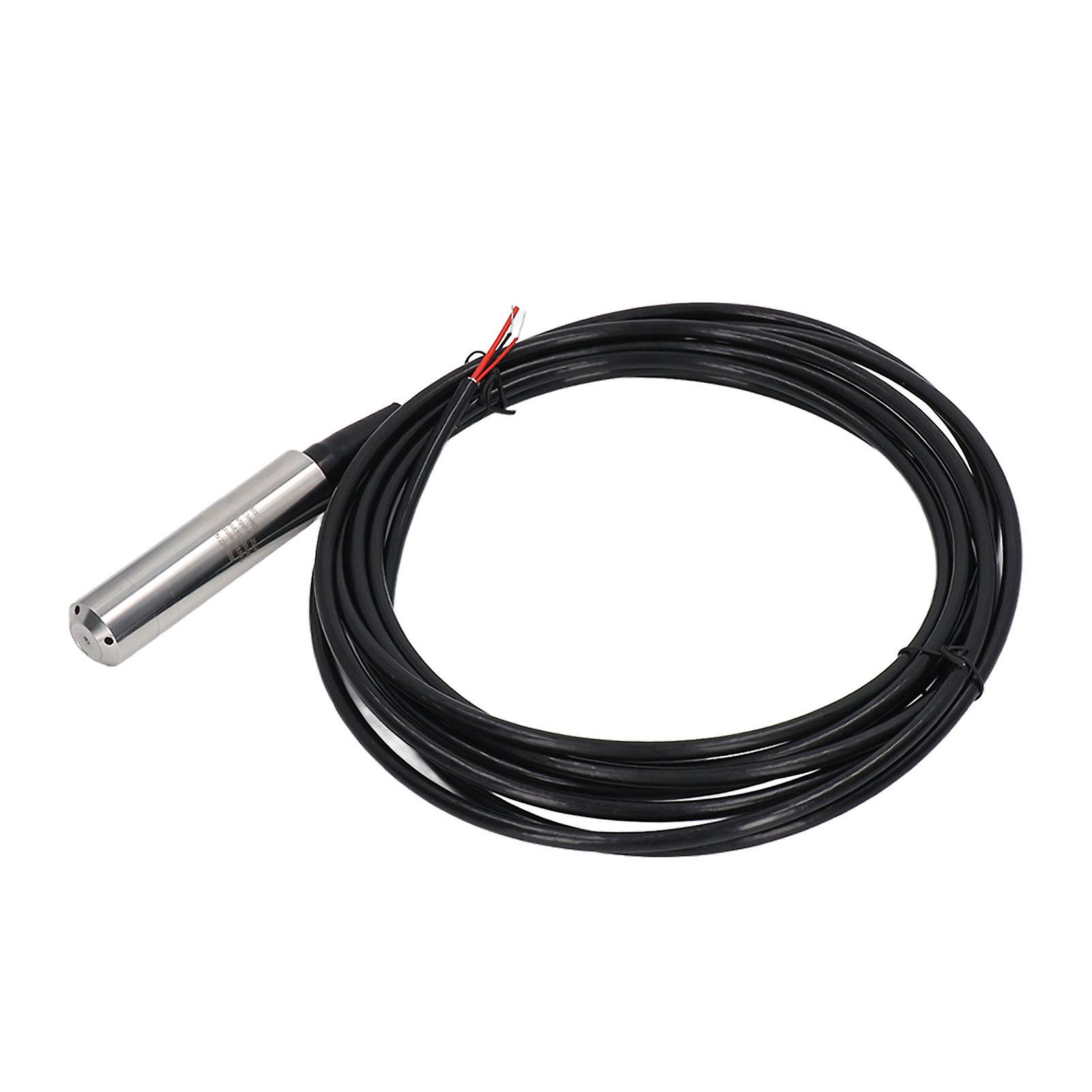 Liquid Level Transmitter High Accuracy 4‑20mA Anti Interference Input Type Water Level Sensor Probe DC10‑36V