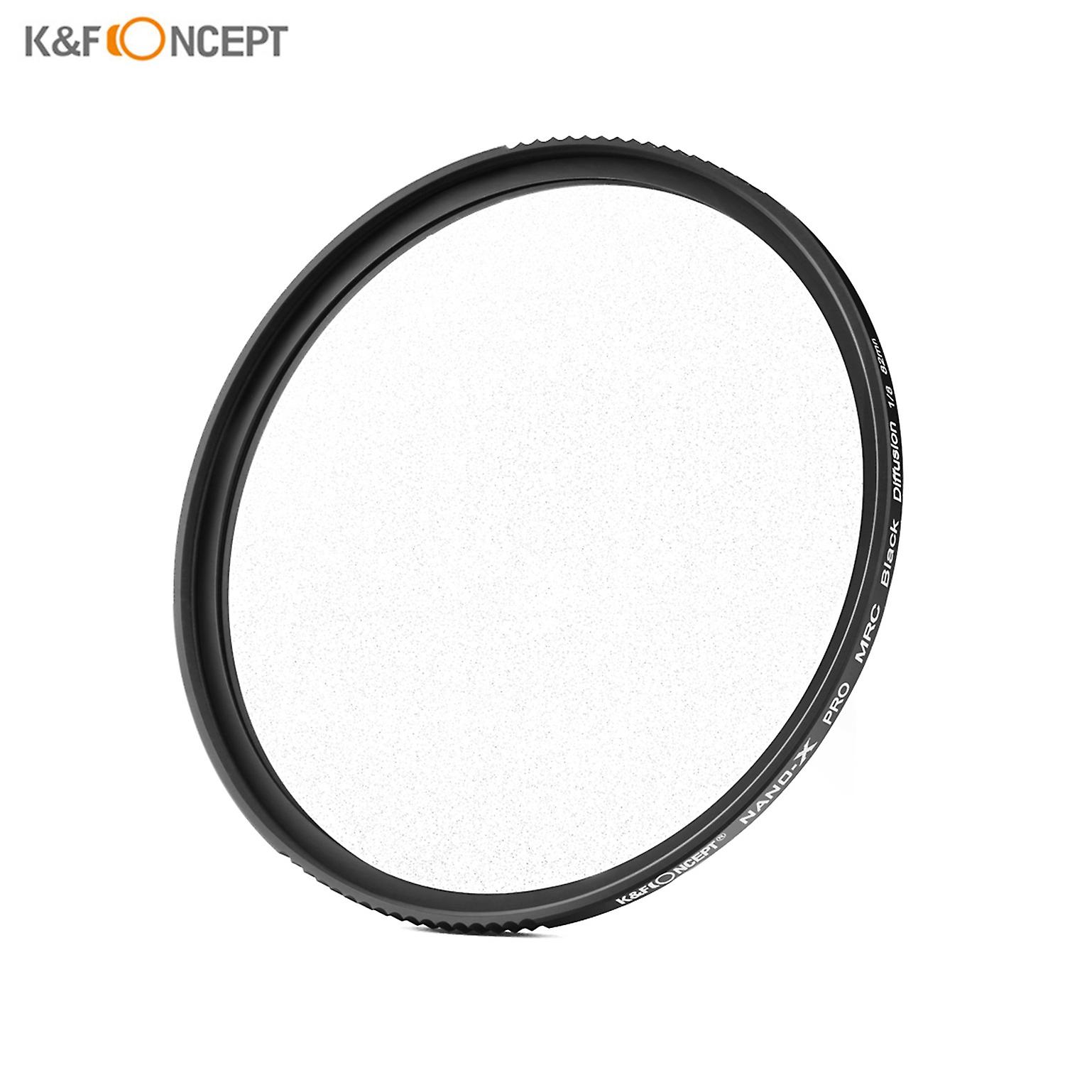 K&F CONCEPT Soft Focus Filter Diffusion Filter Lens Black Mist 1/8 with Waterproof Scratch-resistant