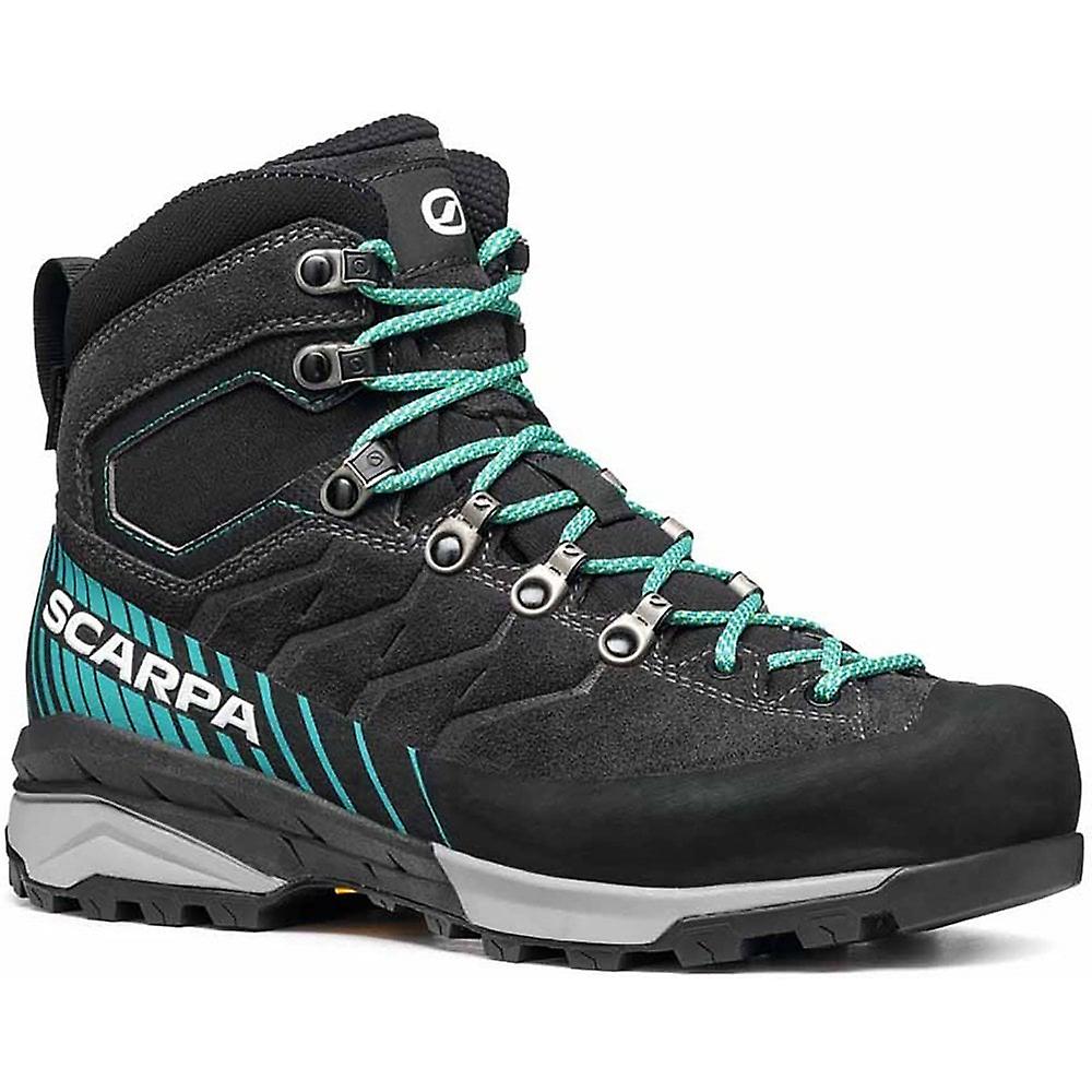 Women's Scarpa Womens Mescalito Trek GTX / Dark Anthracite/Tropical Green / 39