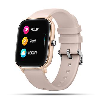 Lige 2020 Smartwatch Smartband Smartphone Fitness Sport Activity Tracker Watch IPS iOS Android iPhone Samsung Huawei Pink Gold