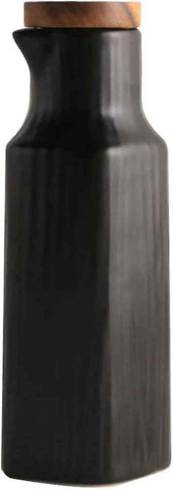 Schwarzer Keramik-Ölspender